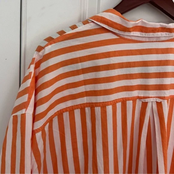 Old Navy Striped "The Boyfriend" Shirt - Picture 9 of 12